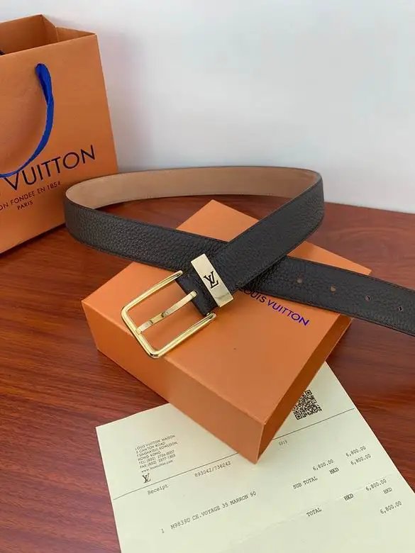 LV Belt 34mmX95-110CM 7D (227)